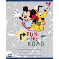 Тетрадь А5 12л клетка "Микки Маус" на скобе 5 дизайнов 12Т5В1/058470 от магазина "Карандаш"