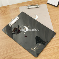 Планшет с зажимом А4 полипропилен черный 72400 от магазина "Карандаш"