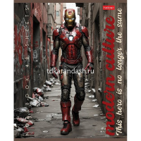 Тетрадь А5 48л клетка "Те самые герои" на скобе 5 дизайнов 48Т5В1/088617 от магазина "Карандаш"