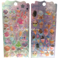 Картинка Наклейки гелевые ассорти 9х20,5см 6 видов Y10905-24 от магазина "Карандаш" Наклейки гелевые ассорти 9х20,5см 6 видов Y10905-24 от магазина "Карандаш"