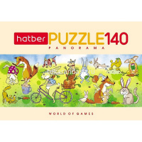 Пазлы 140 эл. "Панорама. Забавные животные. Выпуск №1" 45х16см 140ПЗ4_17564/050813 от магазина "Карандаш"