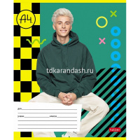 Тетрадь А5 12л клетка "Влад А4" на скобе 5 дизайнов 12Т5В1/077556 от магазина "Карандаш"