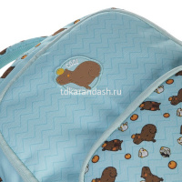 Рюкзак "Реально крутой Капибара" 43х29х14см, 480гр, 2 отделение, 3 кармана, голубой 084925 от магазина "Карандаш"