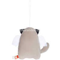 Кот с сердцем 16см серый VKOU0 от магазина "Карандаш"