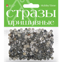 Стразы пришивные "Круглые" 6мм 10цв 2-339/01 от магазина "Карандаш"