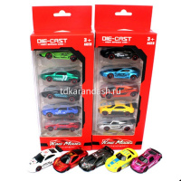 Набор машин "King model" пластик 28х10,5х4см 5 машин 2002122/A105-1 от магазина "Карандаш"