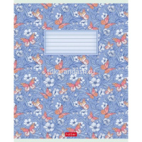 Тетрадь А5 24л клетка "В аромате грез" на скобе матовая ламинация 5 дизайнов 24Т5лтВ1/068451 от магазина "Карандаш"