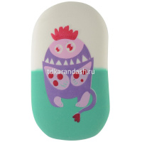 Ластик "HappyGraphix. Монстрики" овальный 4 вида 42-0049 от магазина "Карандаш"