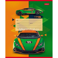 Тетрадь А5 12л крупная клетка "Мощный и быстрый" на скобе 5 дизайнов 12Т5В8/080081 от магазина "Карандаш"