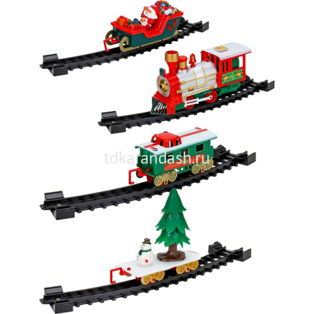 Железная музыкальная дорога "Чудеса" d - 86-88см пластик НУ-8020 от магазина "Карандаш"