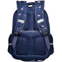Рюкзак "Фламинго" 40х30х19см, 800гр, 2 отделения, 3 кармана, синий 12-002-078/02 от магазина "Карандаш"