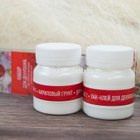 Набор для декупажа 2х50мл (клей-лак, грунт акриловый) 111212002 от магазина "Карандаш"