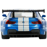 Машина "BMW M6" синий, инерционная, металл 17,5см (свет, звук, откр.двери) JB1251212 от магазина "Карандаш"