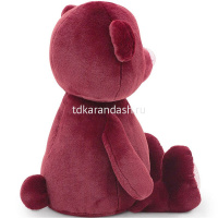 Пушистик Медвежонок 22см бордовый OT3003/22 от магазина "Карандаш"