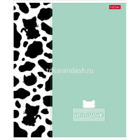 Тетрадь А5 48л клетка "Mimimilk" на скобе матовая ламинация 5 дизайнов 083846 от магазина "Карандаш"