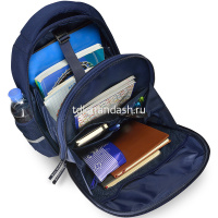 Рюкзак "Спорткар" 30х38х20см, 1000гр, 2 отделения, 2 кармана, синий 12-001-093/02 от магазина "Карандаш"