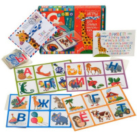 Лото для малышей "Азбука. Подбери букву" пластик, Куликова Е.Н. 978-5-8112-7052-1 от магазина "Карандаш"