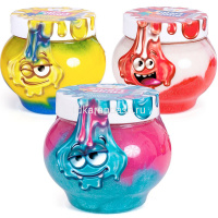 Игрушка-слайм "Мялка-жмялка" 500гр. розово-голубой SLI07 от магазина "Карандаш"