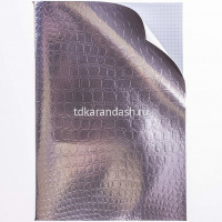 Тетрадь А4 96л клетка Croco коричневый бумвинил металлик на скобе 96Т4бвВ3/072790 от магазина "Карандаш"