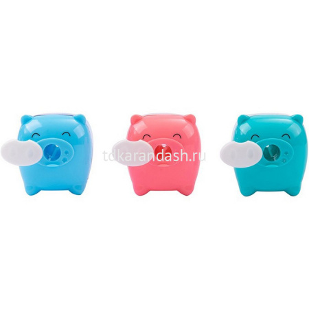 Точилка 1 отв. "Deli" с контейнером, пластик цвет ассорти Е0557 от магазина "Карандаш"