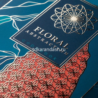 Тетрадь А4 80л клетка "Абстракция" на гребне 3D фольга матовая ламинация 2 дизайна 067910 от магазина "Карандаш"