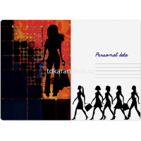 Тетрадь А5 40л клетка "Girls' mafia" прошитый блок матовая ламинация 7-40-001/32 от магазина "Карандаш"