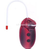 Динозавр р/у 42х19см красный с крыльями, с аккумулятором, пластик (пар, звук) 666-31A от магазина "Карандаш"