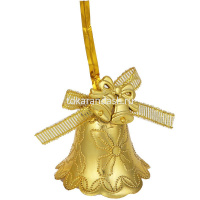 Украшение "Колокольчики" 3,5см 6шт/уп., красный/золото, пластик 379-318 от магазина "Карандаш"