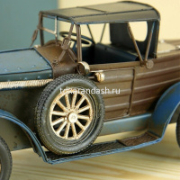 Декоративное изделие "Автомобиль" 25х10х11см синий с черным верхом, металл RD-1304-A-5920-BLU от магазина "Карандаш"