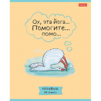 Тетрадь А5 48л клетка "Гусь-веселюсь. Выпуск №1" на скобе 5 дизайнов 48Т5В1/078589 от магазина "Карандаш"