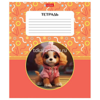 Тетрадь А5 18л клетка "Маленькие пушистики" на скобе 5 дизайнов 18Т5В1/086198 от магазина "Карандаш"