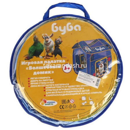 Детская игровая палатка "Буба" 83х80х105см в сумке GFA-BUBA-R от магазина "Карандаш"