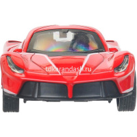 Машина "Ferrari" красная, инерционная, металл 15см (свет, звук, открывающиеся двери) 2301C0043-R от магазина "Карандаш"