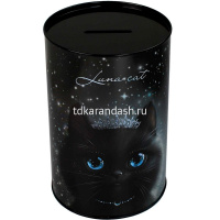 Копилка "Принцесса луна" 15,7х10см металл, черная 69376 от магазина "Карандаш"