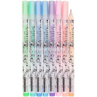 Набор гелевых ручек 8цв 0,8мм "Sketch&Art. Uni Write. Pastels" чернила пастельные, корпус Soft Touch от магазина "Карандаш"