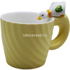 Кружка "Уточка" 9х10см 3 цвета, керамика SK3584