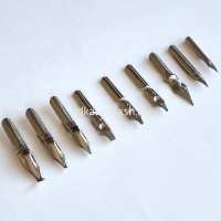 Набор для каллиграфии 10 предметов (9 перьев, держатель для пера) FLCG10W от магазина "Карандаш"