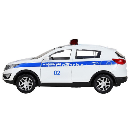 Машина "Kia Sportage R. Полиция" инерционная, металл 17,5см (свет, звук, откр.двери) JB1251479 от магазина "Карандаш"