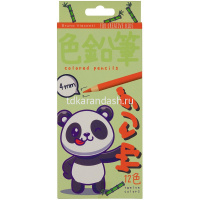 Карандаши 12 цветов "Kawaii animals" круглые, пластиковые, картон, 4 вида 30-0127 от магазина "Карандаш"