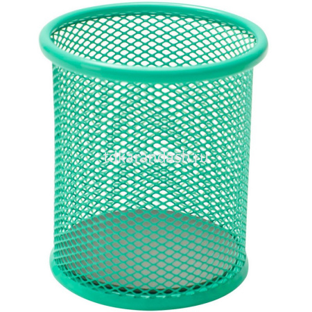 Подставка д/канц.принадлежностей d-91х98мм сетчатая металлическая, розовая Е9153 от магазина "Карандаш"