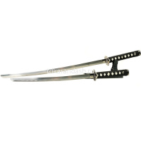 Набор самурайских мечей 2шт. (ножны, гарда "золотое солнце") металл/дерево/текстиль D-50044-KA-WA-GL от магазина "Карандаш"