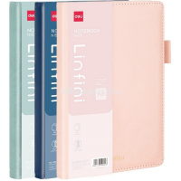 Ежедневник недатированный А5 "Linfini" 288стр. мятный, искусственная кожа с поролоном EN157L от магазина "Карандаш"