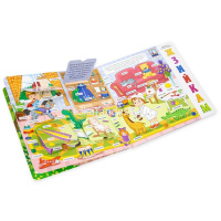 Книжка с окошками "Мои первые слова. Азбука" 10стр. 9785001341963 от магазина "Карандаш"