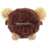 Набор для валяния "Игрушка. Барашек Александр" (шерсть, игла, основа, выкройка, трафарет) WT-0229 от магазина "Карандаш"