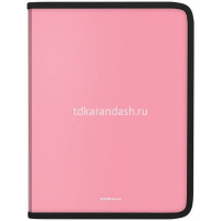 Папка на молнии A5+ "Matt Pastel" пластик 0,6мм ассорти 50357 от магазина "Карандаш"