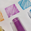 Набор гелевых ручек 8цв 1мм "Sketch&Art. Uni Write. Glitter" чернила с блестками, корпус Soft Touch от магазина "Карандаш"