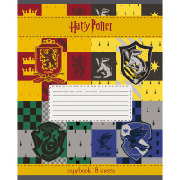 Тетрадь А5 18л клетка "Гарри Поттер" на скобе 5 дизайнов 18Т5В1/053873 от магазина "Карандаш"