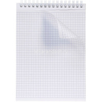 Блокнот А5 60л "SoloMatte. Небесная лазурь" клетка, на спирали, ламинация Soft-touch 092891 от магазина "Карандаш"