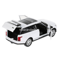 Машина "Range Rover Vogue" белая, инерционная, металл 12см (открывающиеся двери) VOGUE-WT от магазина "Карандаш"