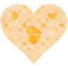 Открытка "Сердце" мини формат 72х72мм 20 видов Y6588-18